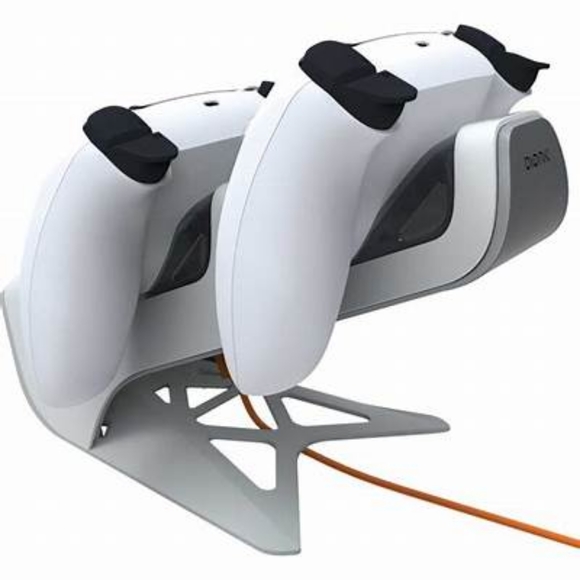 DreamGEAR Power Stand for Ps5 - White/black - Picture 2 of 4